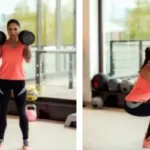 Dumbell front squats – Genuflexiuni frontale cu gantere pe umeri