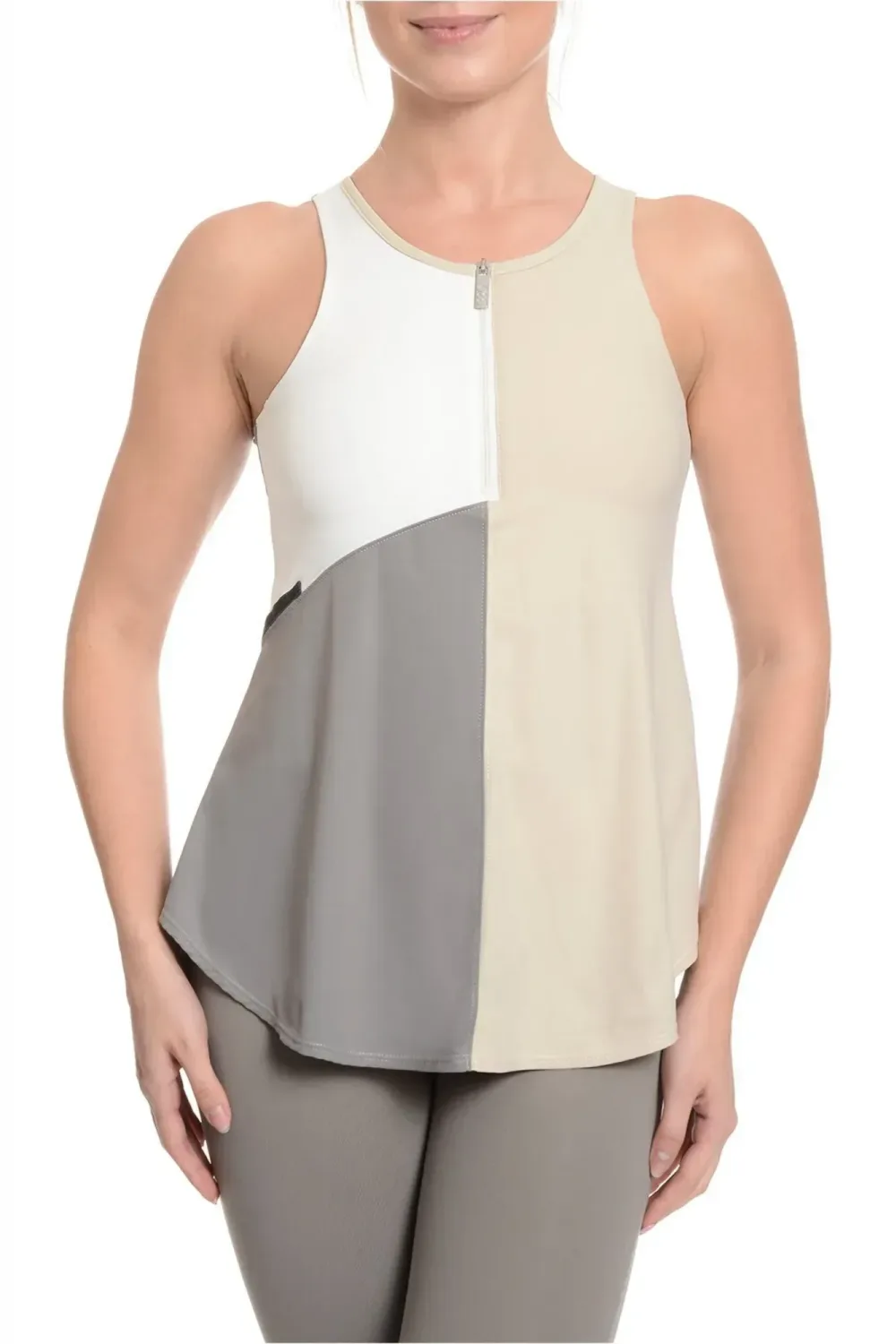 B FIT ZIP FRONT | Maiou cu Fermoar pe Față - imagine 2