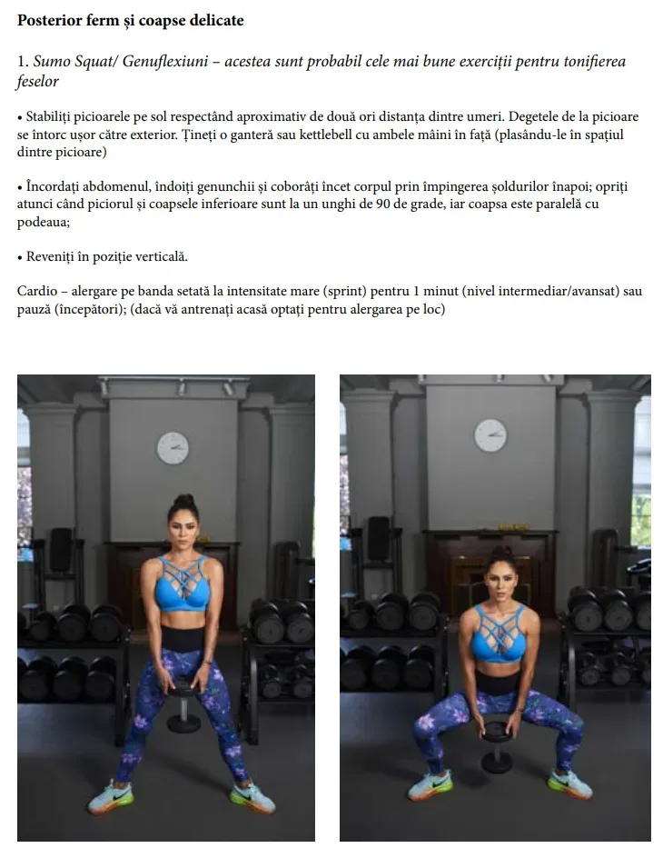 Exercitiu pentru posterior ferm si coapse delicate