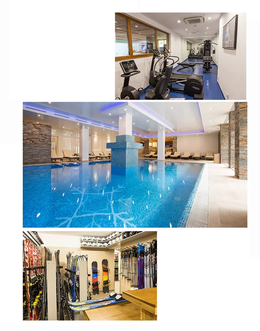 Hotelul Teleferic din Poiana Brașov - sala de fitness, piscina si inchiriere obiecte sportive